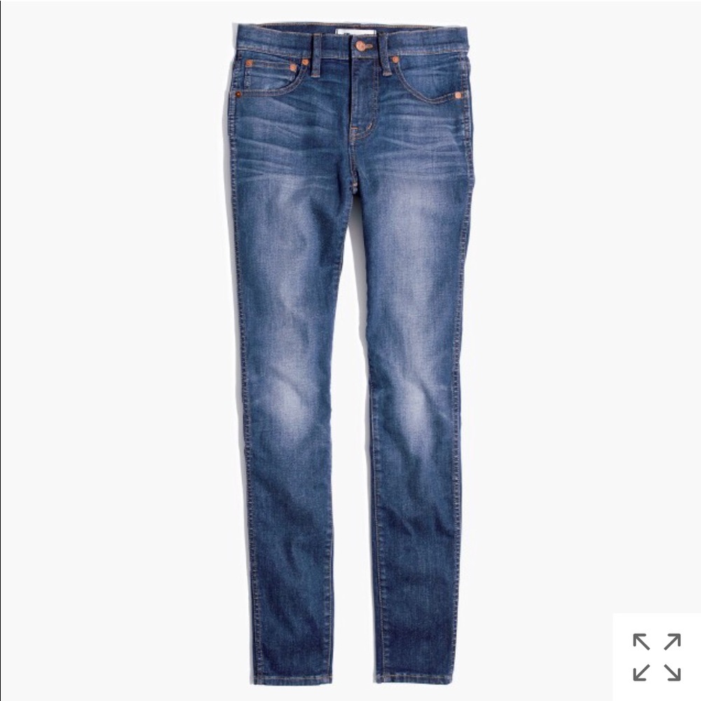 Madewell 9” High Riser Skinny Skinny in Polly Wash